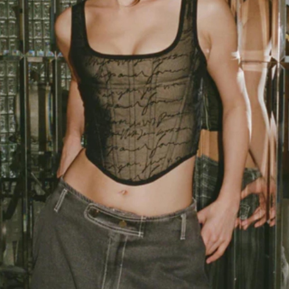 With Jean Alissa Corset Top